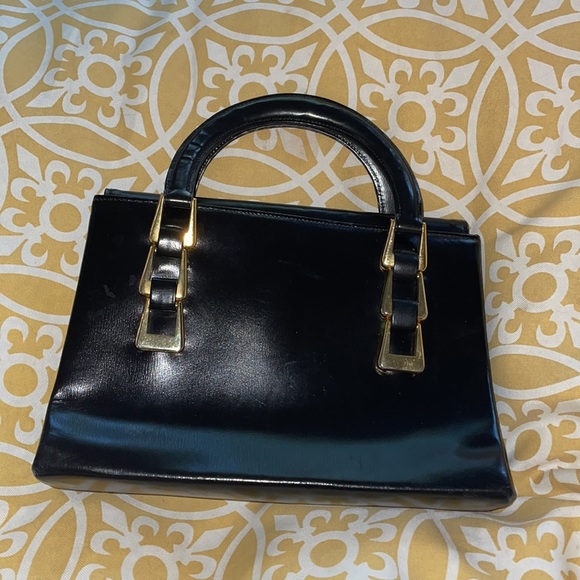 Saks Fifth Avenue Black Handbag - Picture 2 of 7